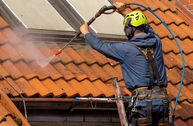 Démoussage et hydrofuge de toiture à Estoher